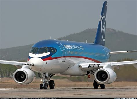 The 100th production Sukhoi SuperJet 100 aircraft performed its maiden ...