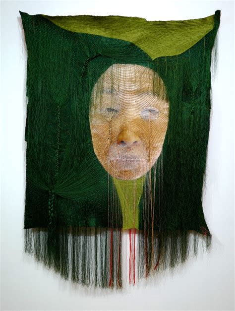 Loose Threads Dangle from Bizarrely Expressive Portraits Sewn by Yoon ...