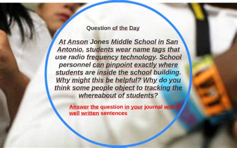 At Anson Jones Middle School in San Antonio, students wear n by Jame Daniels