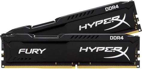 Kingston HyperX Fury Black 16GB (2x8GB) DDR4 2400MHz CL15 (HX424C15FBK2 ...