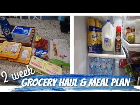 2 WEEK GROCERY HAUL & MEAL PLAN | MANDY IN THE MAKING - YouTube ...