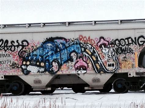 Pin by The Geekery Book Review on Amazing Railroad Graffiti | Train ...