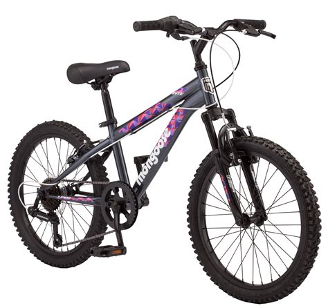 Mongoose Byte Mountain Bike, 20-inch wheels, 7 speeds, girls frame ...