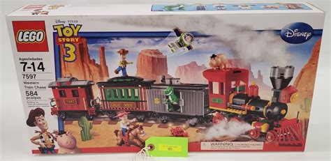 Sold Price: LEGO TOY STORY 3, 7597 WESTERN TRAIN CHASE BOXED SET - July ...