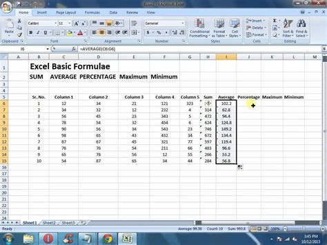 Ms excel tutorials basic formula in microsoft excel – Artofit