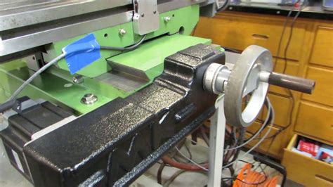 cnc milling machine conversion, first moves - YouTube