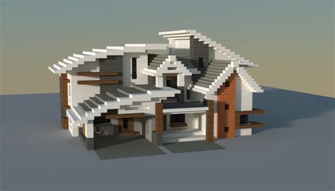 Modern House Roof Minecraft - modern houses