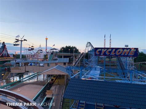 Cyclone at Wonderland Amusement Park | Theme Park Archive