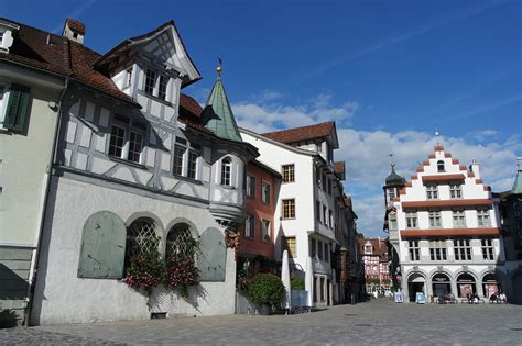 St gallen,old town,timber framed houses,historic home,town home - free ...