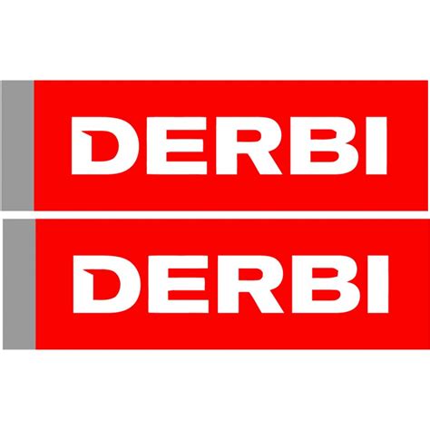 Derbi Logo Stickers Decals 2x - DecalsHouse