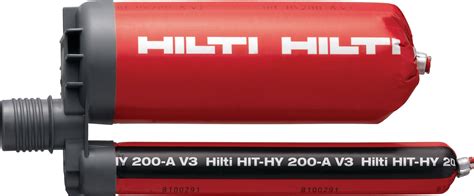 HIT-HY 200-A V3 Adhesive anchor - Chemical anchors - Hilti USA