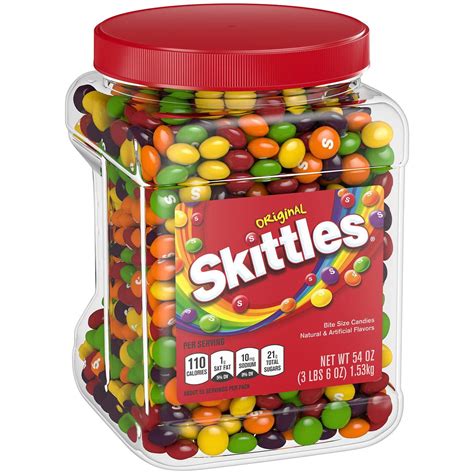 Skittles Original Candy, 1 - 54 Ounce Jar - Walmart.com - Walmart.com