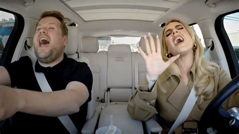 Adele joins James Corden for last ever Carpool Karaoke - BBC News