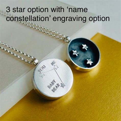 Personalized Star Constellation Necklace - Etsy