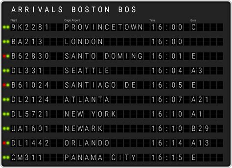 Boston Logan Airport Arrivals [BOS] Flight Schedules & BOS arrival