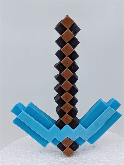 Minecraft Pickaxe Cake Topper or Set. Minecraft Party | Etsy