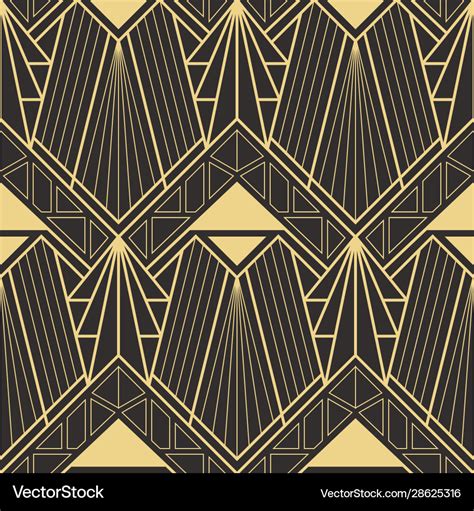 Abstract art deco geometric pattern Royalty Free Vector