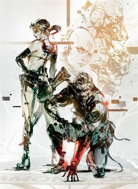 Quiet & Big Boss Illustration - Metal Gear Solid V Art Gallery