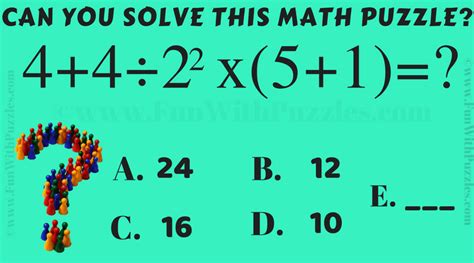 Math Brain Teaser for Students | Arithmetic Problem