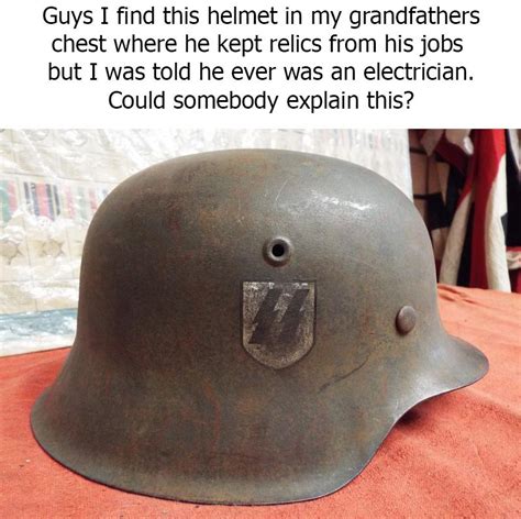 I have no idea how he got this helmet : r/dankmemes