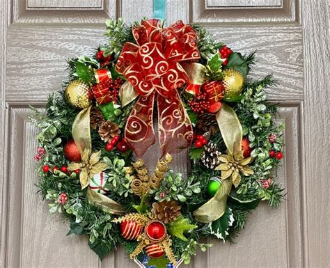 Christmas Wreaths/ Holiday Wreath/ Front Door Wreaths/ - Etsy