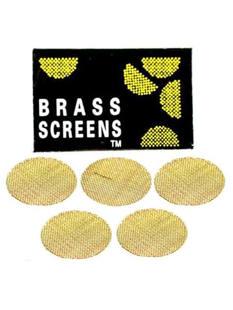 Brass Pipe Screens — Badass Glass