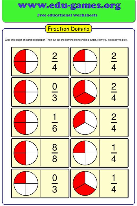 Fraction Domino is a domino game with a twist. | Fractions, Educational ...