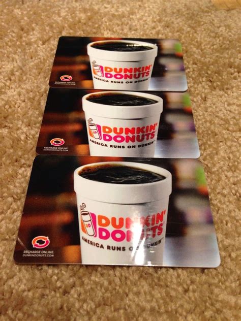 Dunkin' Donuts gift cards ($25 for $30 balance) | Springfield XD Forum