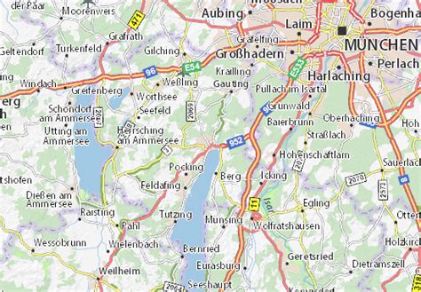 Map of Starnberg - Michelin Starnberg map - ViaMichelin