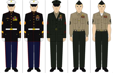 US Marine Corps uniforms by Tenue-de-canada on DeviantArt