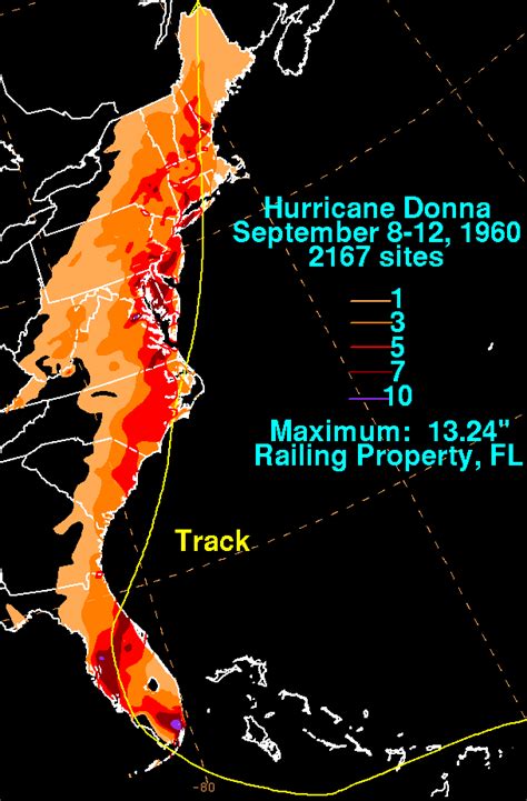 Hurricane Donna - September 3-12, 1960