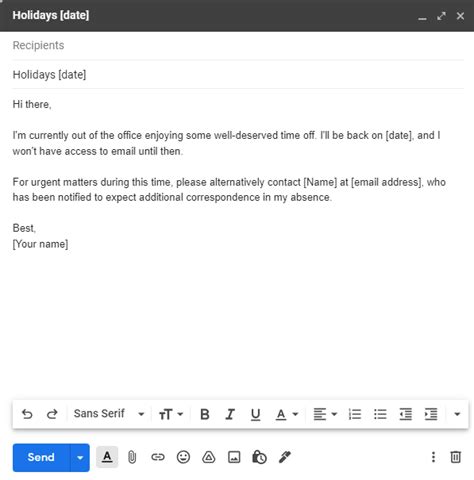 Out of Office Email Templates (Copy & Paste)