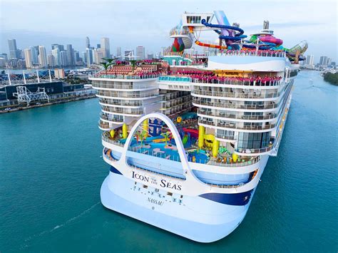 Royal Caribbean's Icon of the Seas make a splash in Miami