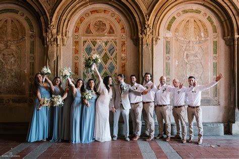 Bethesda Terrace Wedding in Central Park | Alisa + CJ | Everly Studios