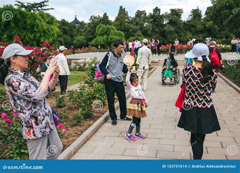 Temple of Heaven Park in Beijing, China Editorial Stock Image - Image ...