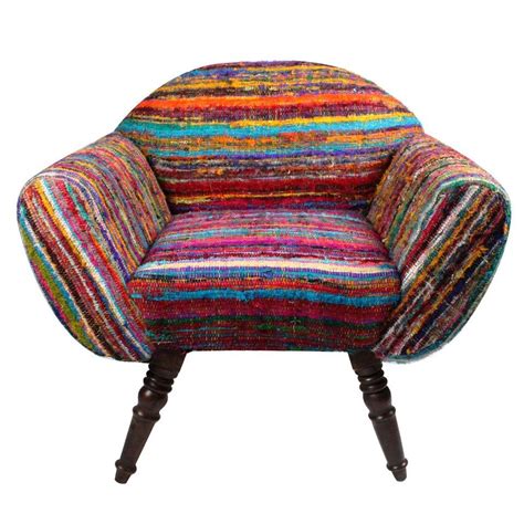 Multi color fabric | Funky furniture, Design, Chair