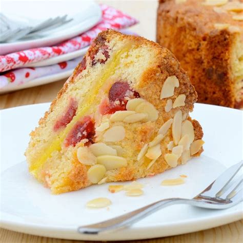 Marzipan and Cherry Cake | Charlotte's Lively Kitchen