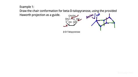 Drawing Chair Conformations | Chemistry | Study.com