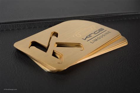 Gold Metal Business Cards