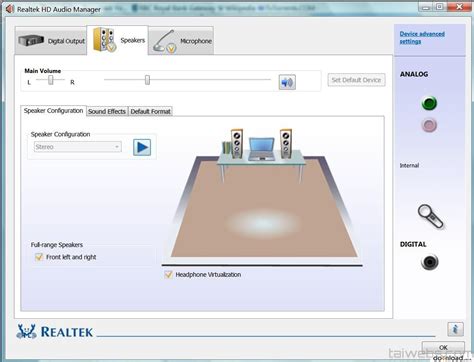 Download Realtek High Definition Audio Drivers 6.0.9239.1 WHQL | Heaven32