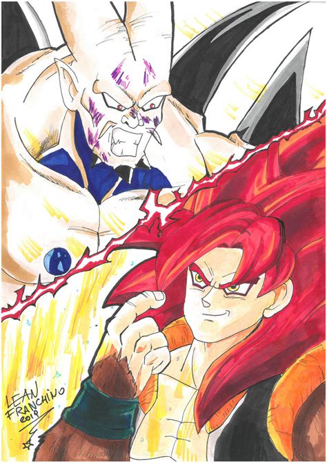 Omega Shenron vs Gogeta Ssj4 by EstrellaFugaz9 on DeviantArt