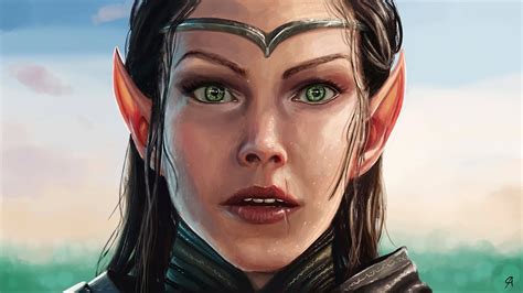 High Elf / Altmer - Elder Scrolls Online - Fan Art | Speedpaint - YouTube