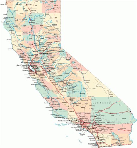 List Of Interstate Highways In California - Wikipedia - California ...