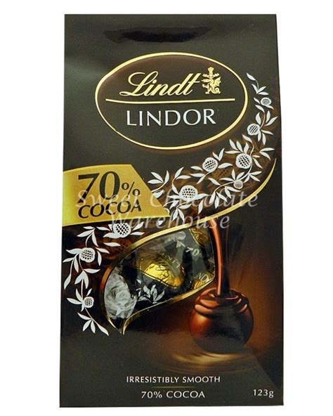 Lindt Lindor Dark 70% Cocoa Sharing Bag 125g | Sweet Chocolate Warehouse