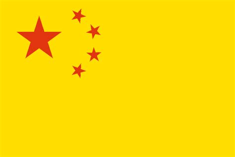 Chinese flag with the colours swapped : r/vexillology