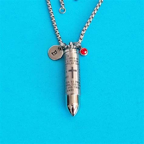 Bullet Necklace - Etsy