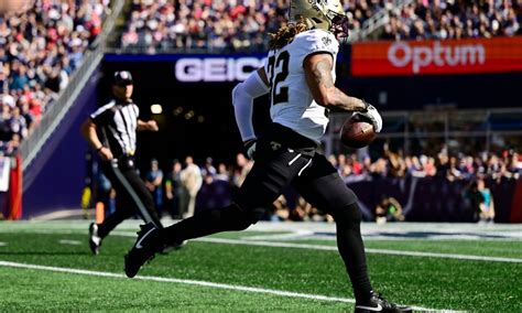 WATCH: Saints’ Tyrann Mathieu scored a 26-yard pick-6 against Patriots