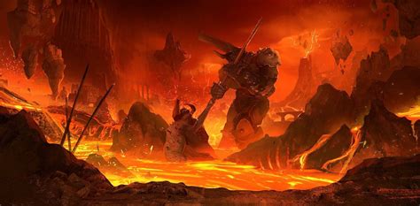 Doom Eternal concept art galleries show off weapons, environments, more ...