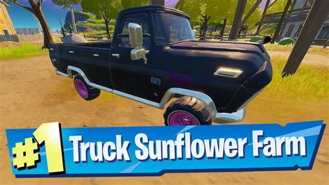 Deliver a truck to Sunflower's Farm Location - Fortnite - YouTube