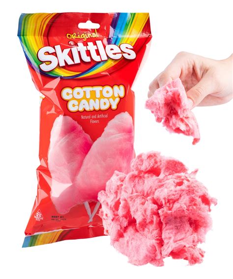 Skittles Cotton Candy Cotton candy flavored like the popular rainbow ...